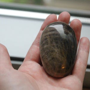 Black Moonstone Palmstones