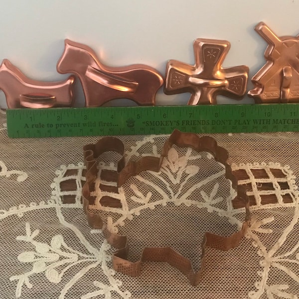 Copper Cookie Cutter Etsy