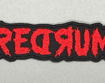 Redrum embroidered patch