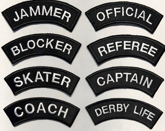 Roller Derby Chevron Patch