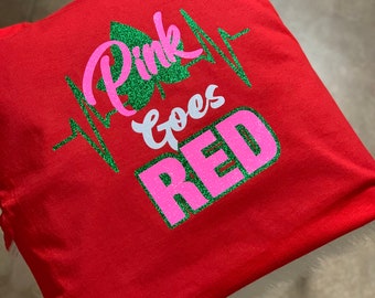 aka pink goes red t shirts