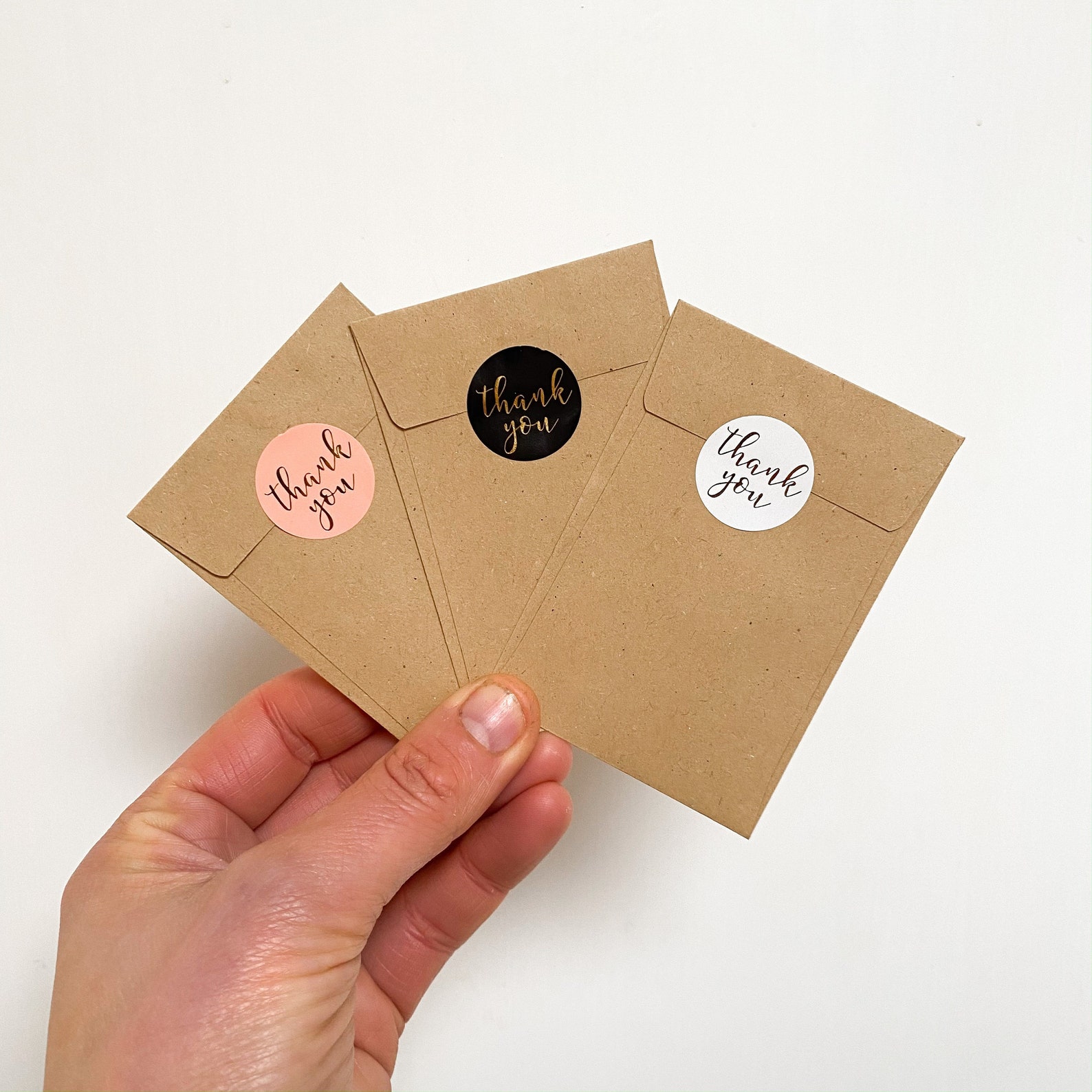 Mini Kraft Paper Envelopes small eco packets tiny brown Etsy