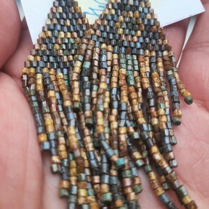 Seed Beads Natural stones style.