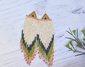 Chic Milky Beaded Earrings - Fashionable Autumn Jewelry for Women