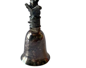 Vintage Beatrix Potter Johnny Town Mus Silverpläterad Reed & Barton Bell