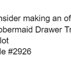 Vtg Rubbermaid 2921 Cutlery Tray Organizer White Plastic Utensil Drawer 5 Slot image 2