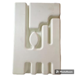 Vtg Rubbermaid 2921 Cutlery Tray Organizer White Plastic Utensil Drawer 5 Slot image 4