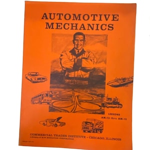 Vtg Automotive Mechanics Commercial Trade Institute AM 13 to 15 Electricity