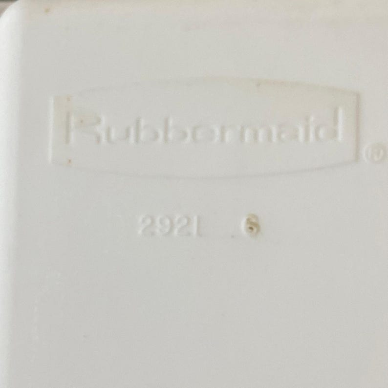 Vtg Rubbermaid 2921 Cutlery Tray Organizer White Plastic Utensil Drawer 5 Slot image 3