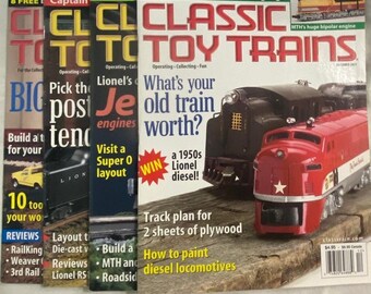 Veel 4 klassieke speelgoedtreinen jul sept nov dec 2001 Tijdschrift Spoorlay-out Spoor