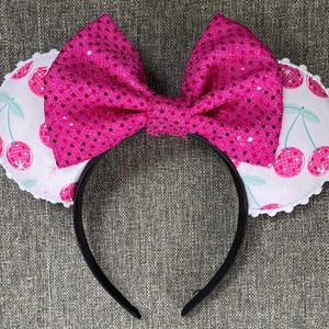 Disco Cherry Minnie Ears