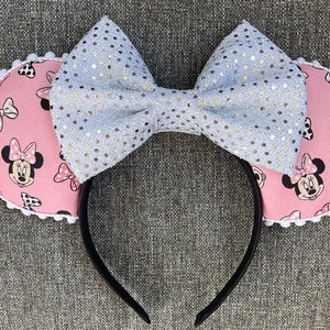 Pink Bow Minnie Ears