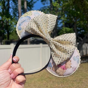 Winnie the Pooh Minnie Ears Headband and Matching Bag Charm