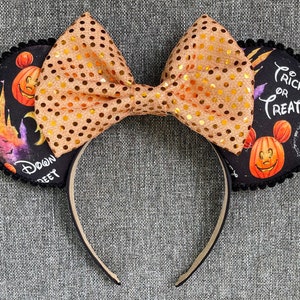 Fall Halloween Minnie Ears