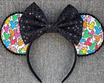 Globo de Mickey y orejas de Minnie para cumpleaños