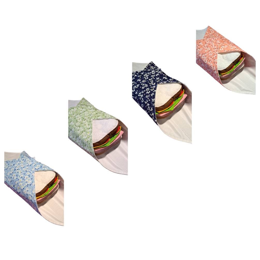 Reusable Sandwich Wraps for Her, Food Wraps, Sandwich Bags, Roll Wrap, Food Wrap, Ecofriendly