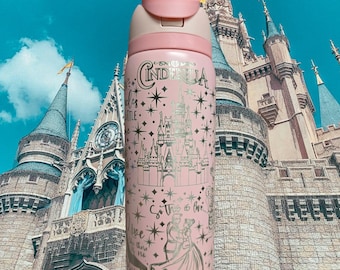 32oz Laser Engraved Cinderella Tumbler