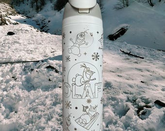 24oz Laser Engraved Olaf Tumbler
