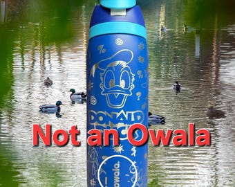 32oz Laser Engraved Donald Tumbler (MISPRINT) See Description.