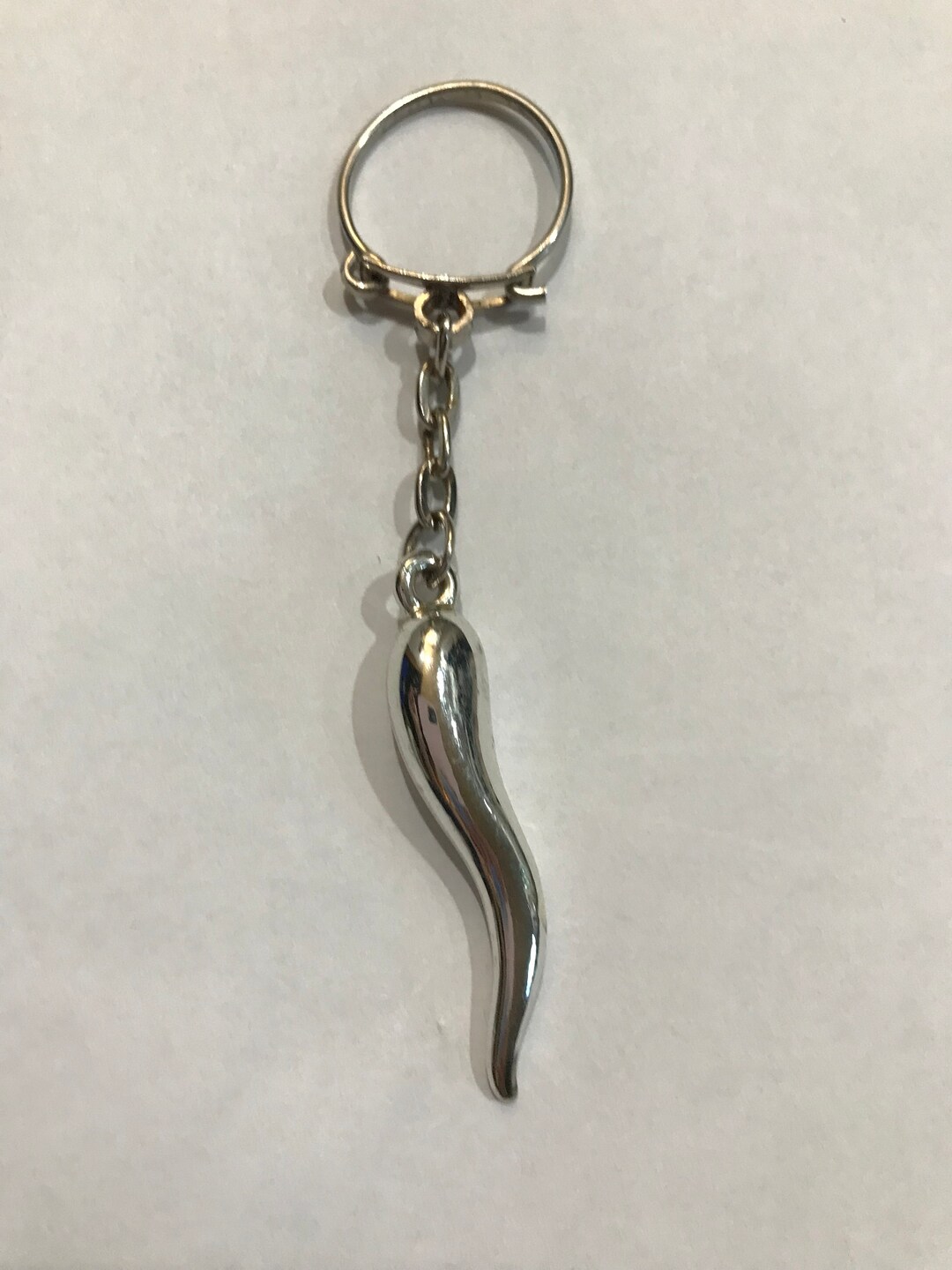 Good Luck Protection Charm Cornicello Keychain - Etsy