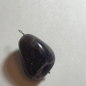Amethyst Polished Gemstone Stone Pendant Charm
