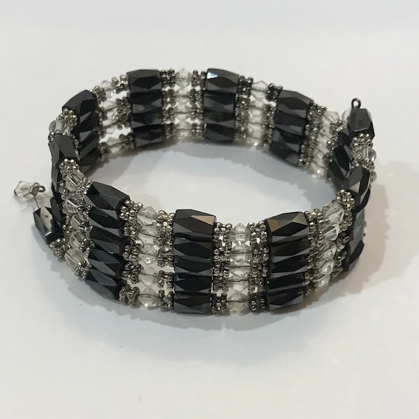 Magnetite Beads Wrap Around Bracelet