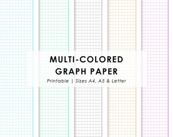 a4 graph paper etsy
