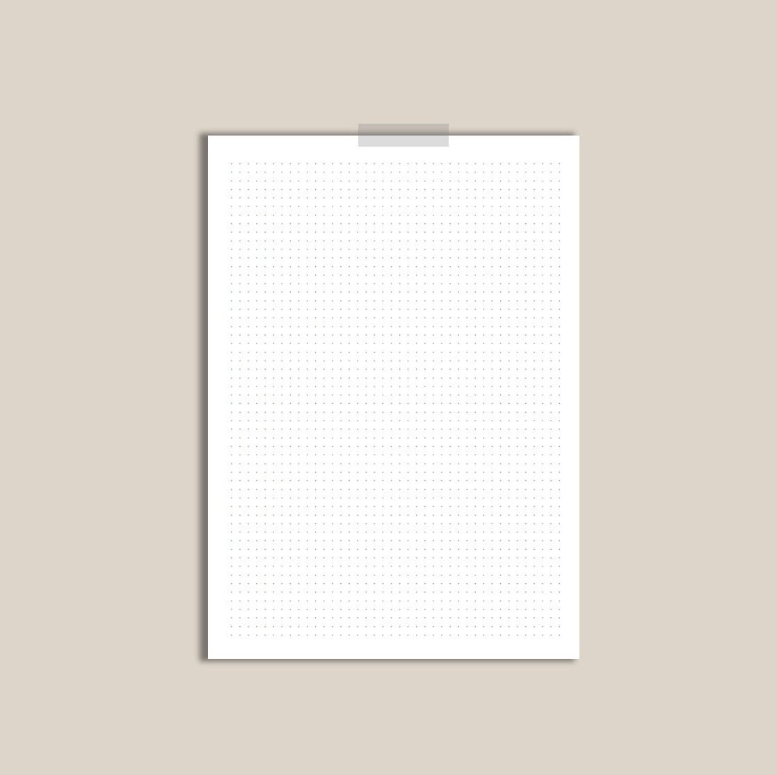 Printable Lined Dot Grid Graph Paper Digital Planner | Etsy