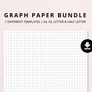 BULLET JOURNAL Dot Grid Paper, Dot Grid Paper Numbered Pages Printable,  Calligraphy Dot Grid Paper, 5mm Square Dot Grid, A4 A5 Letter PDF 