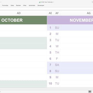 Tablet and laptop side by side displaying 2026 Excel and Google Sheets year planner templates for digital organization