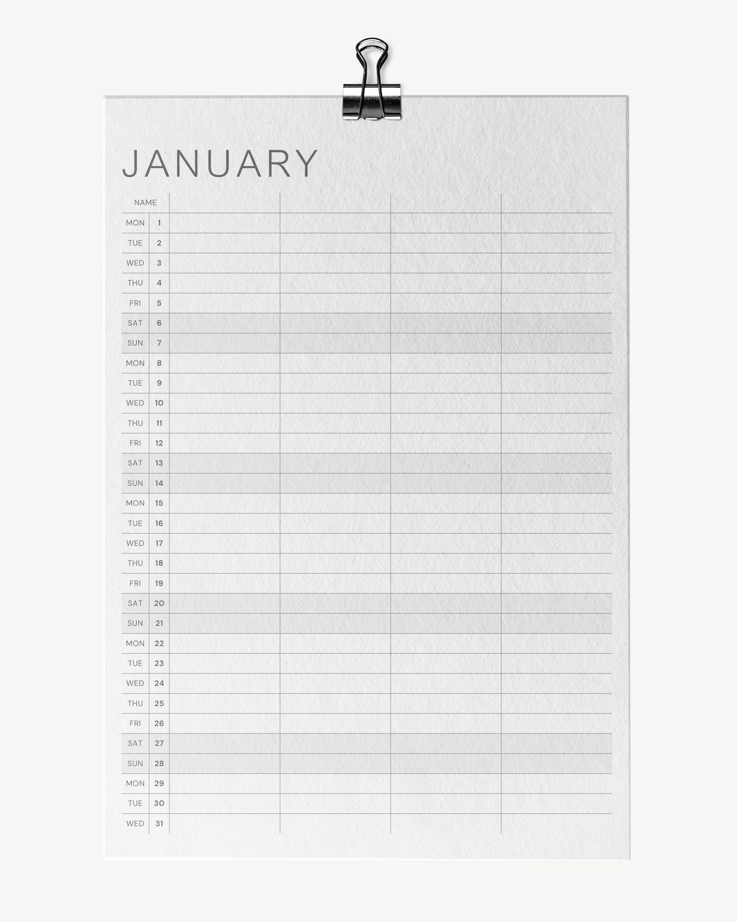 Schwinnen Family Calendar 2024 Mumbai Ardra Ludovika