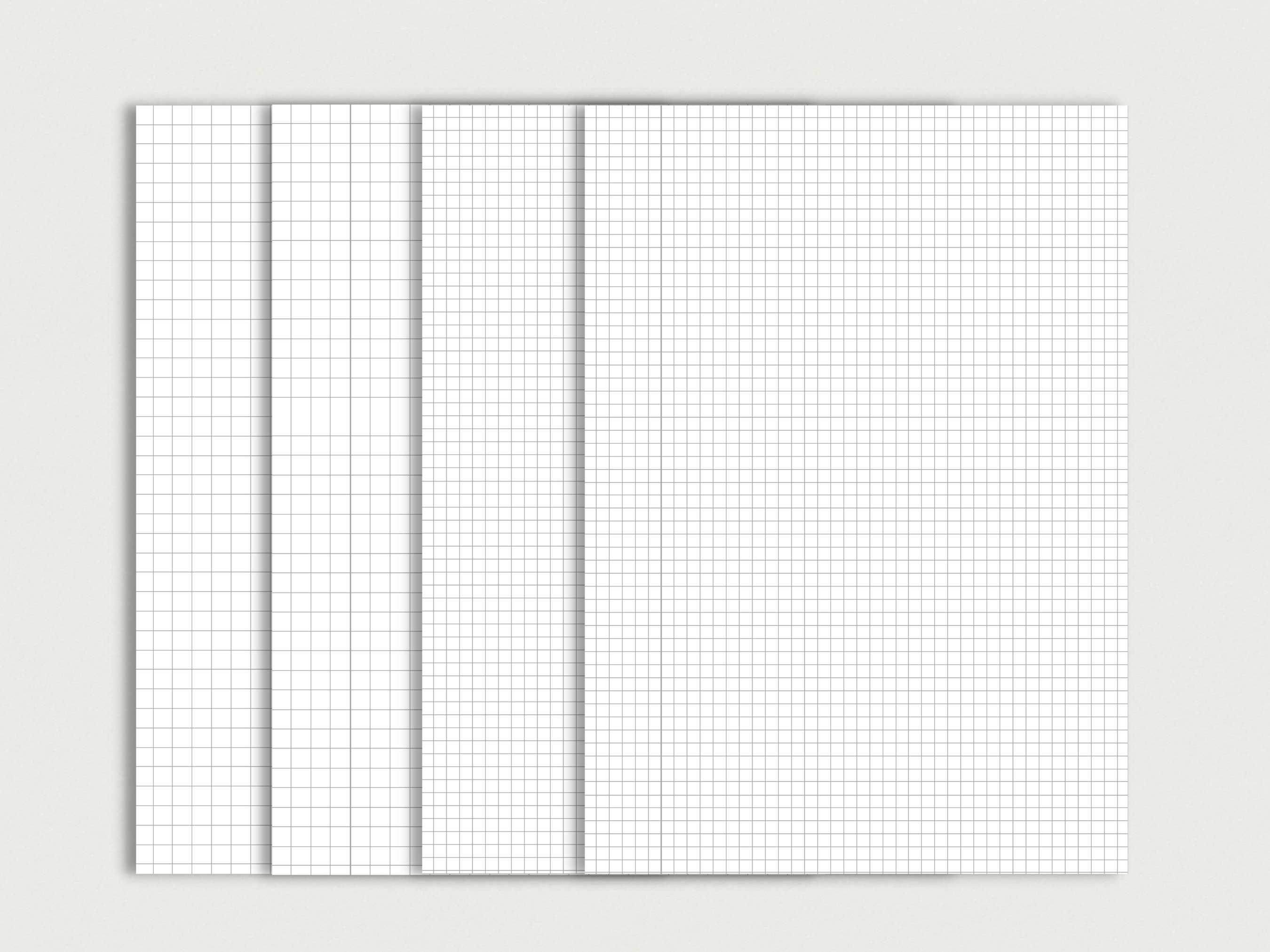 Printable Note Paper Bundle: Lined, Graph, Dot Grid (A4 & Letter ...