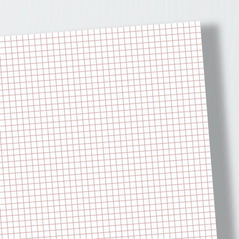 Colored Graph Paper Printable Digital Notebook Paper 5 Mm Etsy Ireland