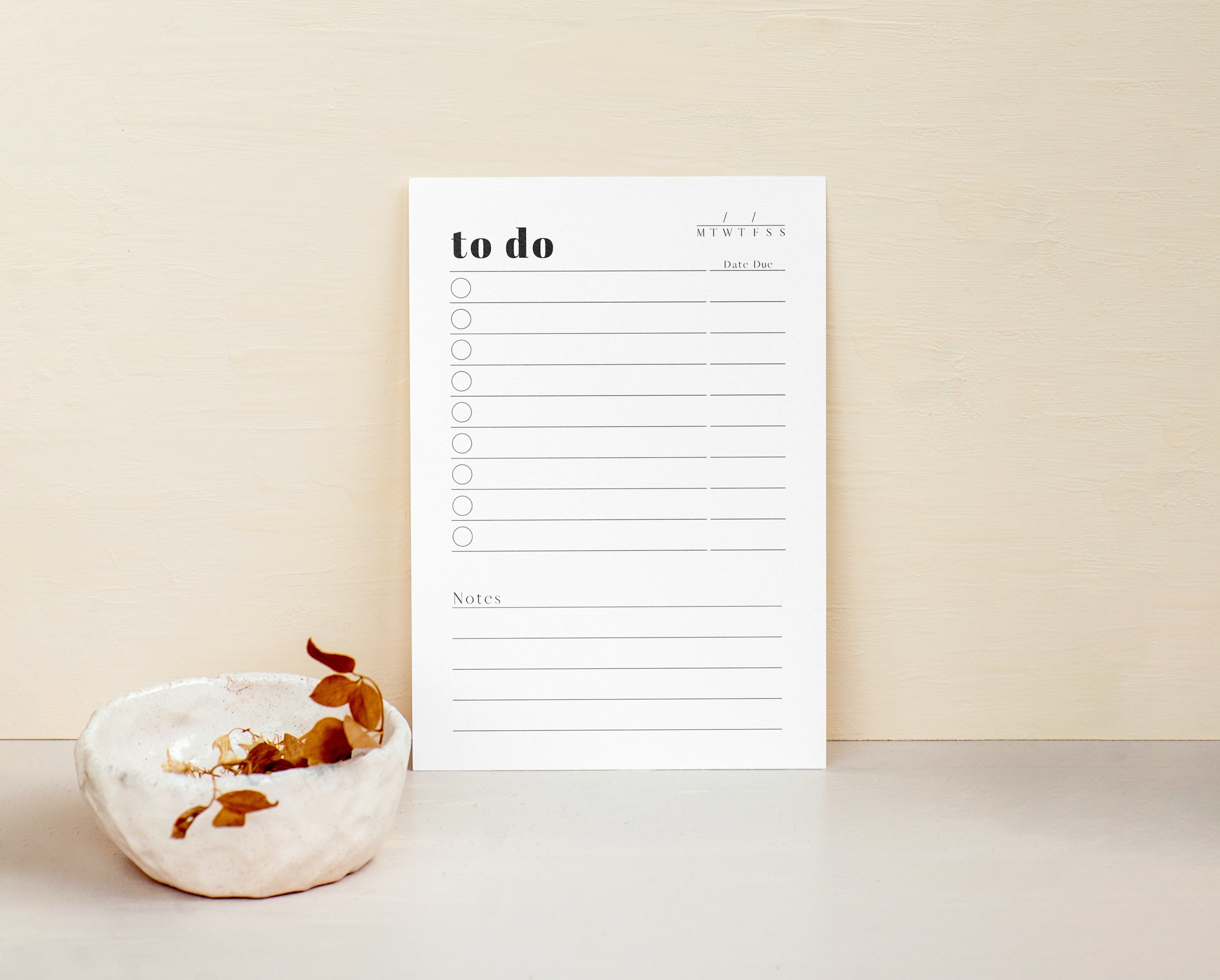To-do List Printable Daily to Do List Simple Checklist PDF - Etsy Ireland