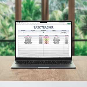 Excel Task Tracker Template: Digital Todo List (instant Download) - Etsy