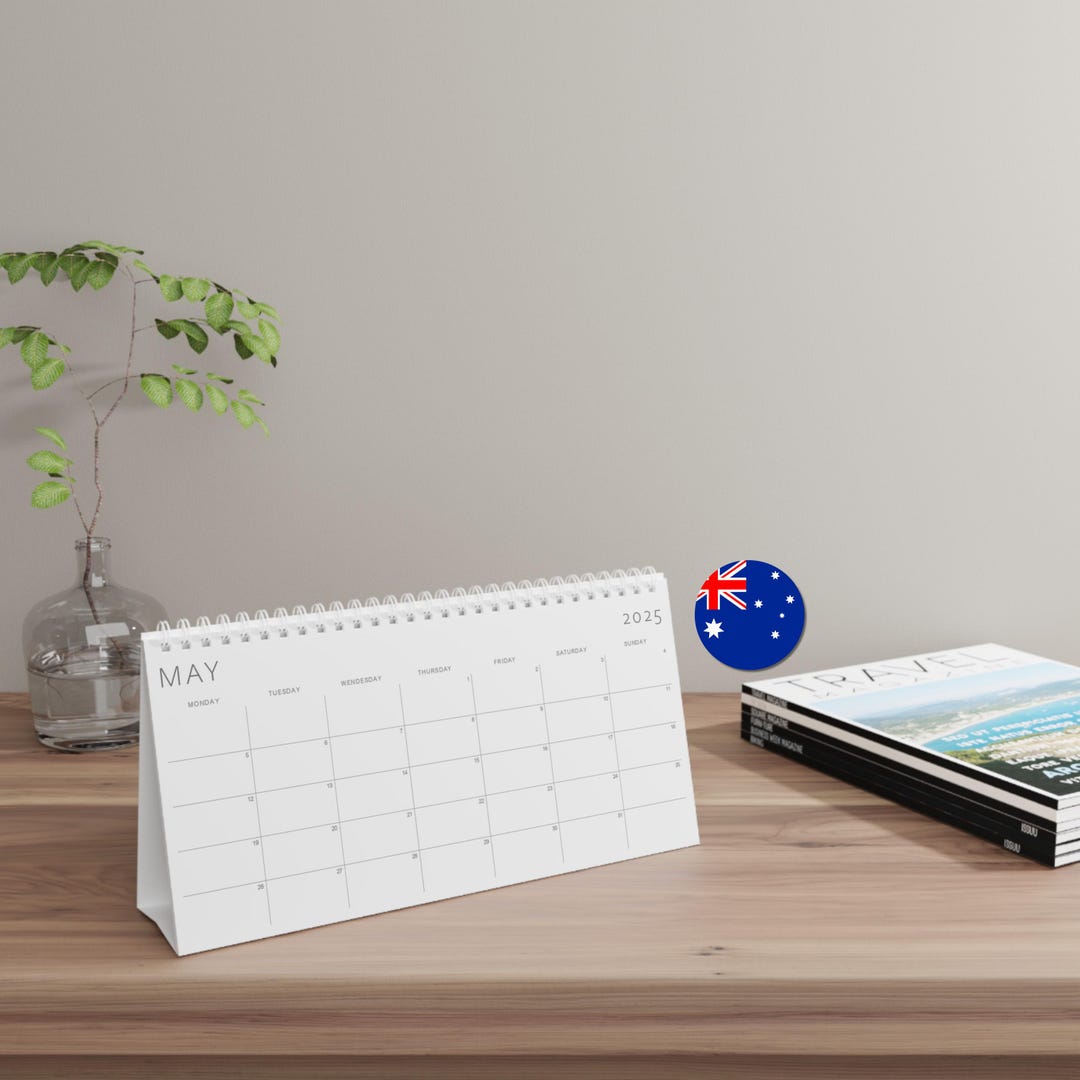 NUOBESTY 2024-2025 Desktop Calendar Stand Up Desktop Australia | Ubuy