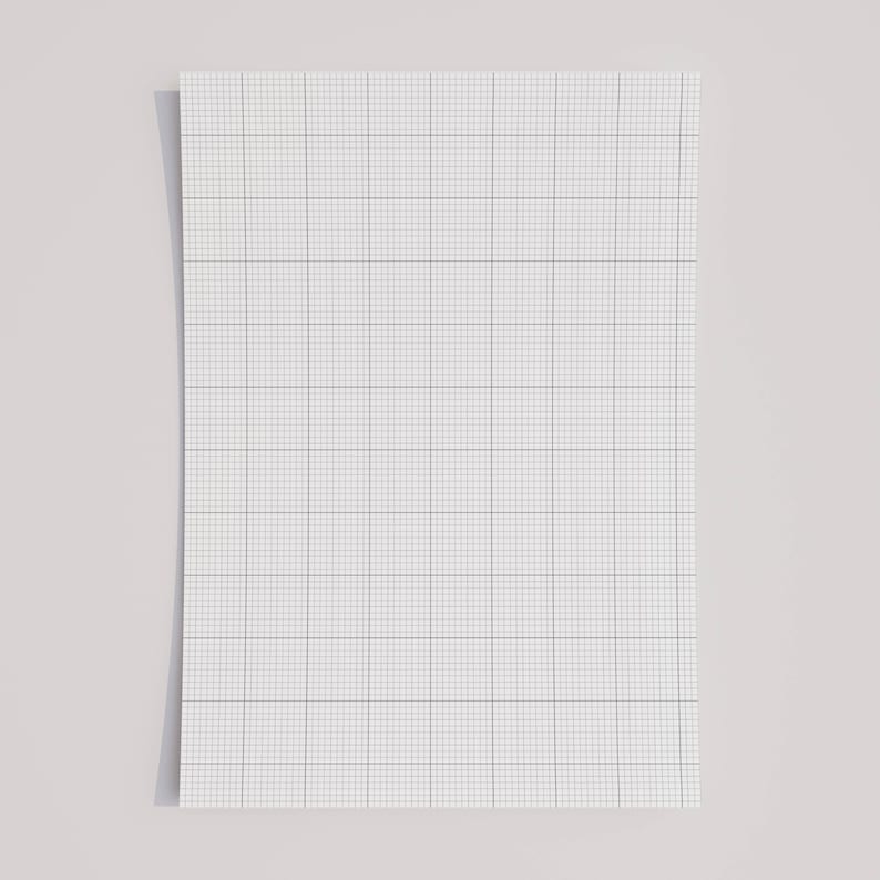 Close-up of the top corner of a printable 10x10 grid-paper sheet, showing thin grey lines forming small uniform squares with accurate spacing and clean background.