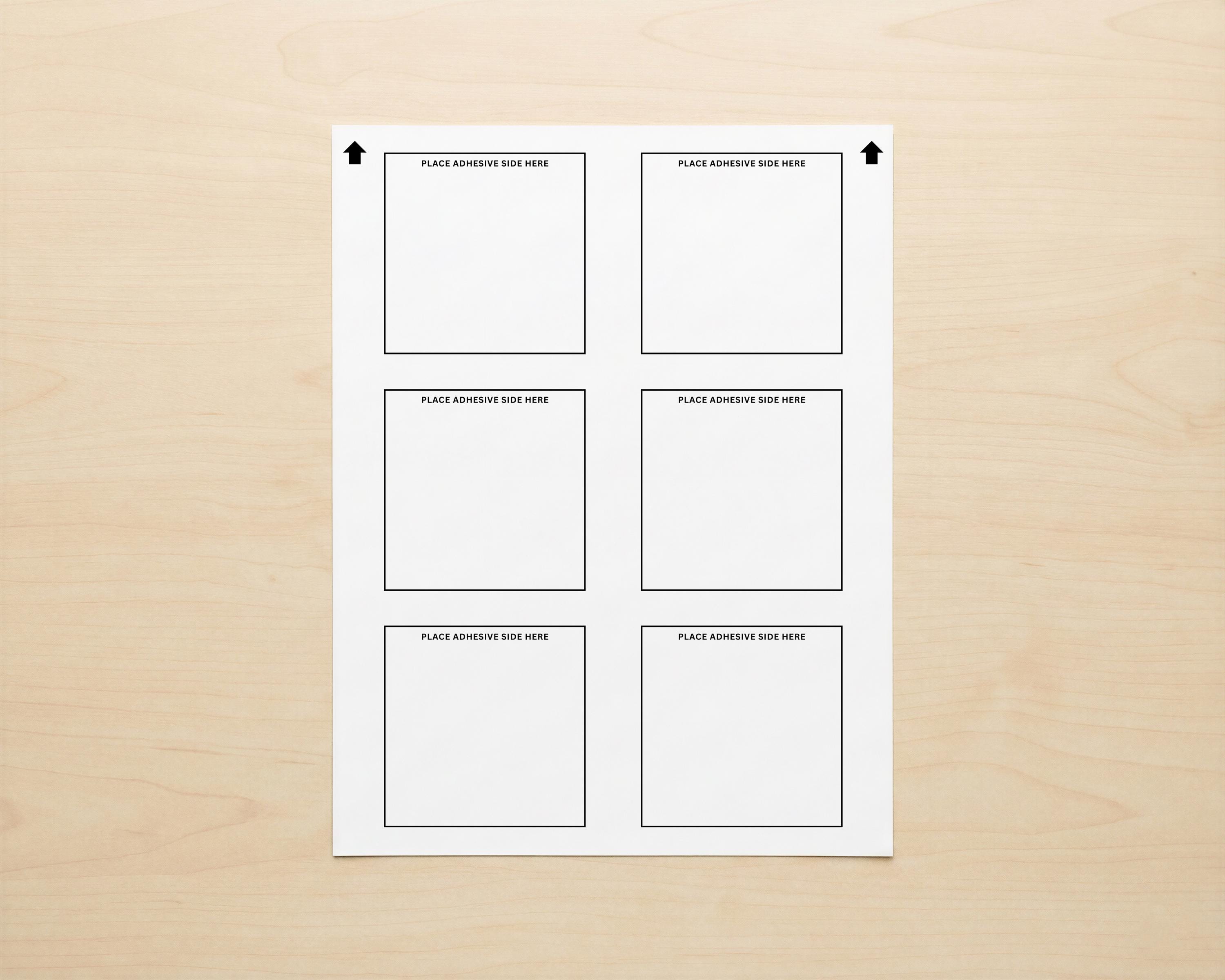 DIY Sticky Note Templates PDF & Canva 3x3"/ 4x4" Printable Sheets ...