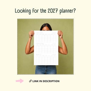 Printbare kwartaalkalender 2026, planner voor 3 maanden (digitale download, PDF), A4/A3/Letter/Tabloid afbeelding 9