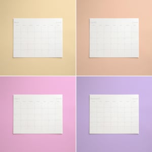 Printable 2026 calendar with both Monday and Sunday start options shown side by side for flexible planning preferences