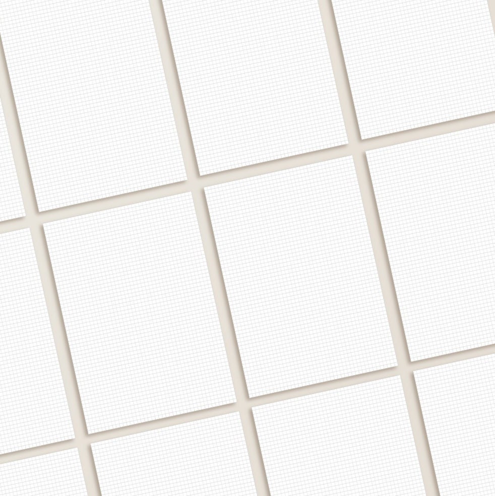 Printable Graph Paper Basic Notebook Paper 5mm Grid - Etsy Canada