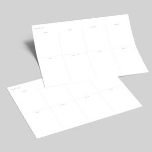 Printable Weekly Planner Minimalist Weekly Planner Template Weekly ...