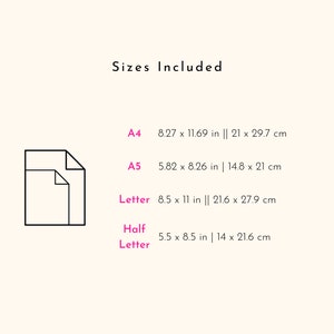 Printable Graph Paper Bundle: A4 A5 Letter Sizes (digital Download) - Etsy