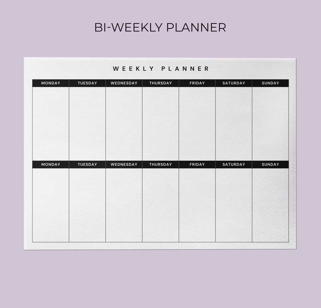 biweekly-planner-template-bi-weekly-schedule-printable-pdf-undated-weekly-organizer-minimalist-weekly-planner-a4-letter-instant-download-etsy for Free Printable Bi Weekly Planner Biweekly Planner Template Bi-weekly Schedule Printable PDF Undated Weekly Organizer Minimalist Weekly Planner, A4 & Letter, Instant Download - Etsy for Free Printable Bi Weekly Planner