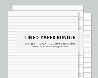 lined paper template etsy