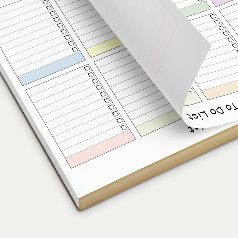 Master to Do List Notepad 8.5x11