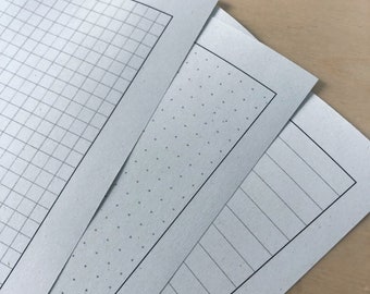 Printable Lined, Dot, Graph Grid Paper: A4 & Letter (PDF Downloadable Pages)