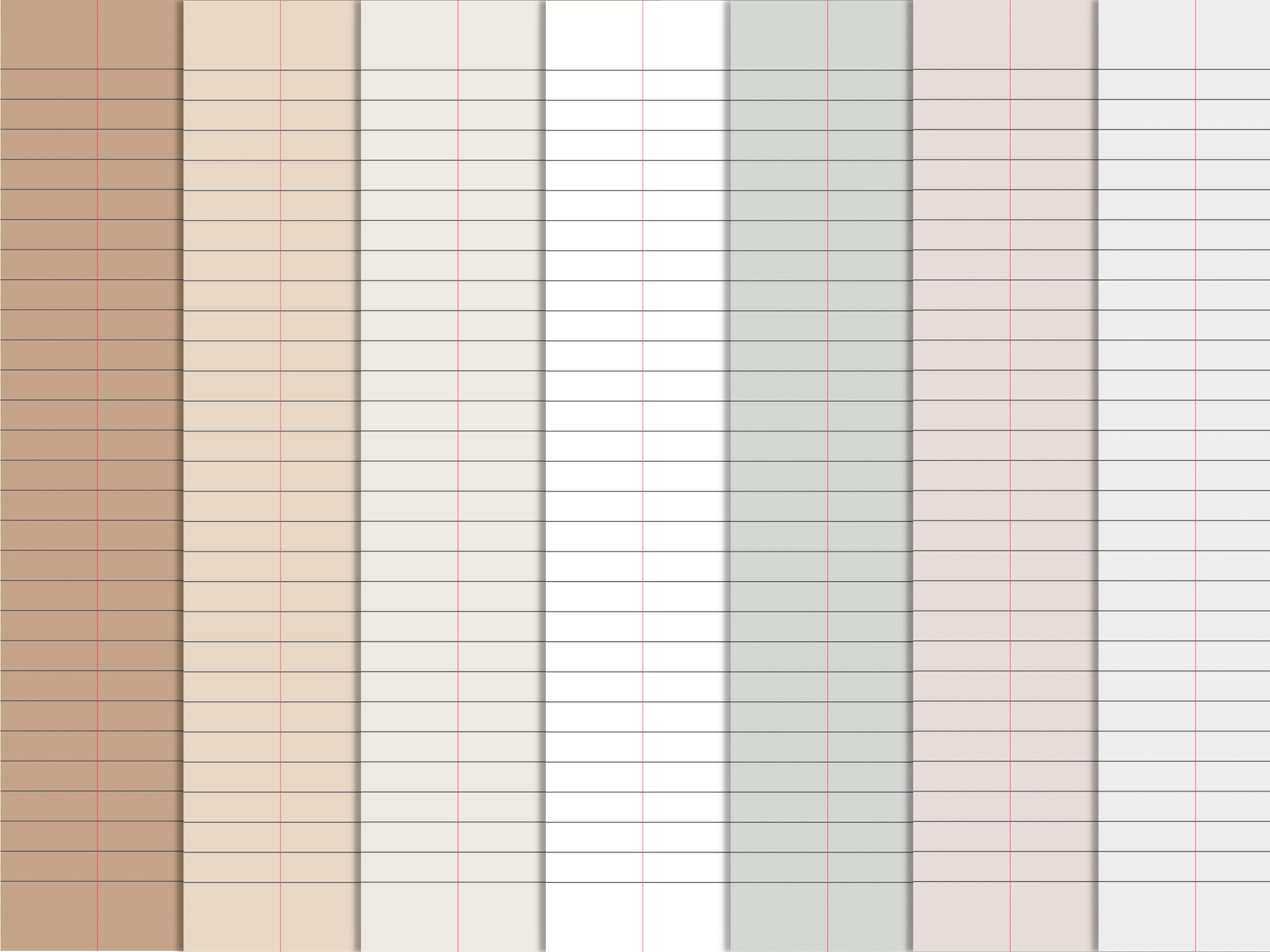 Earthy Note Papper Neutral Lined Digital Paper: Earthy Pastel Note-taking (PDF) - Etsy