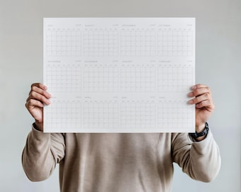 Agenda murale di metà anno 2026-2027, inizio luglio (inizio lunedì)