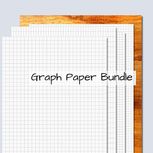 printable graph paper digital notebook paper square grid etsy